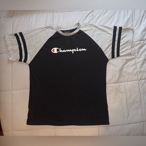 Champion Black and Gray Men’s T-Shirt Size 1X